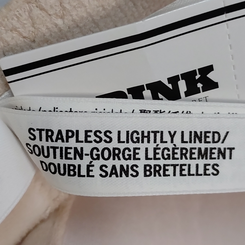 PINK Victoria's Secret Women's Cream Soft Bra Size 36B NWT - Picture 9 of 11